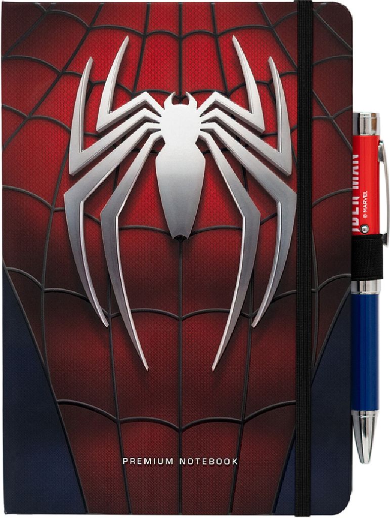Premium-Notizbuch A5 Spider-Man mit Stift