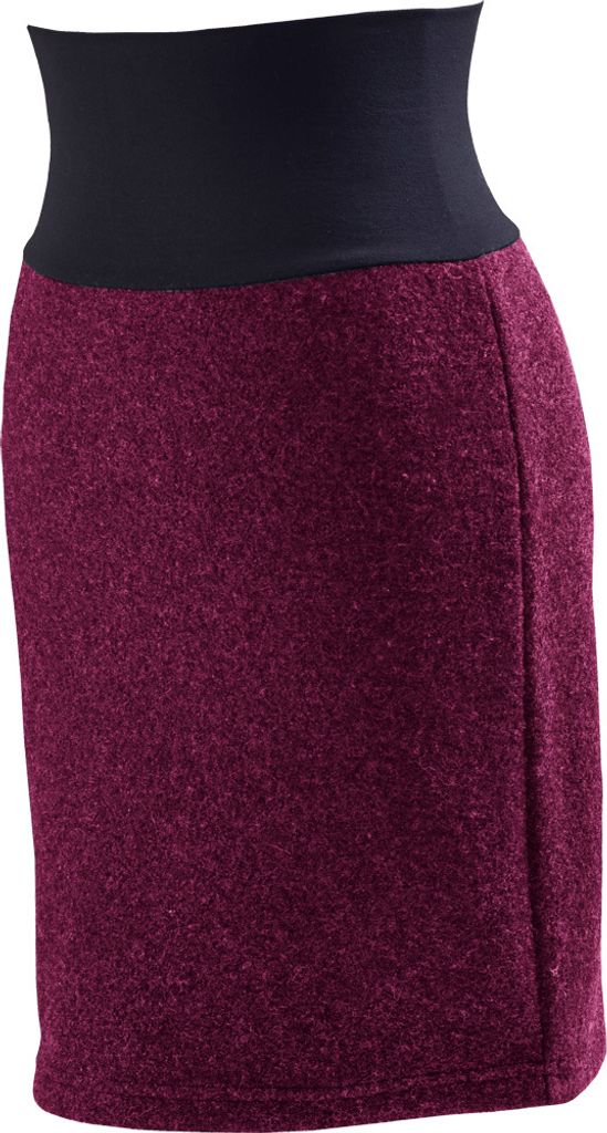 Mufflon Ria Rock aus Merino Walkwolle, temperaturausgleichend, wasserabweisend, Beere, Gr. L