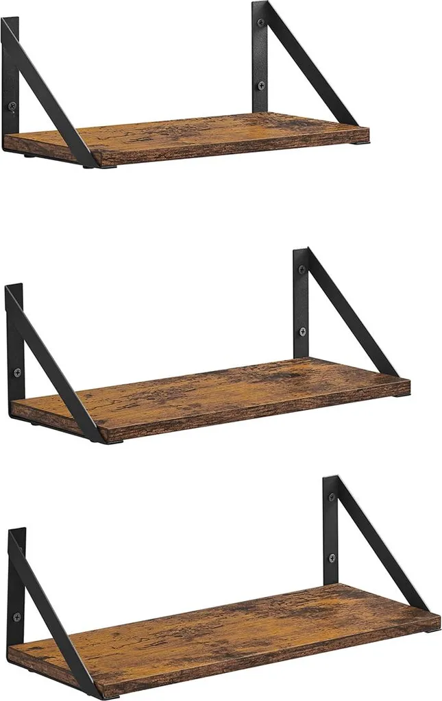 Étagères murales flottantes (lot de 3) étagères de rangement design