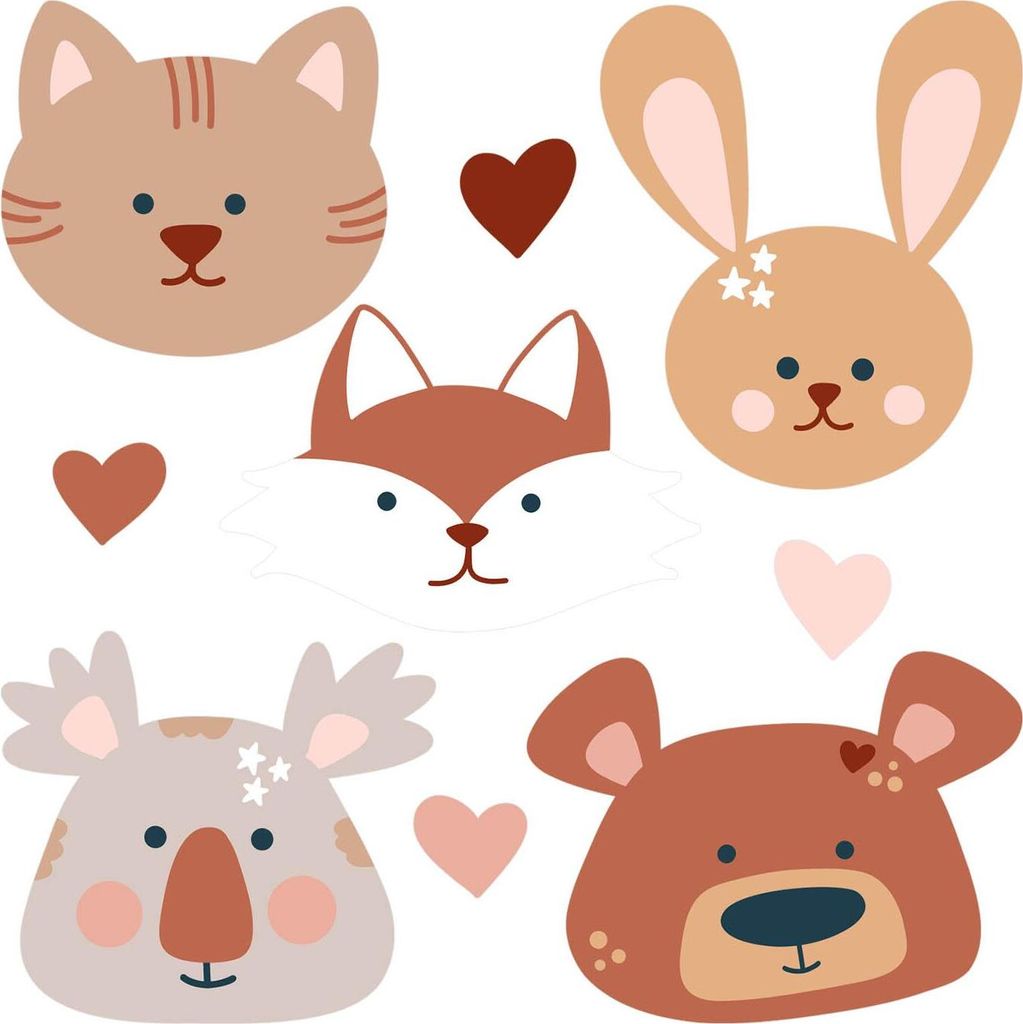 Wandaufkleber Kinderzimmer – Wandsticker für Baby & Kinder – Selbstklebende Wanddekoration – Abnehmbar ohne Rückstände – Deko für Mädc...