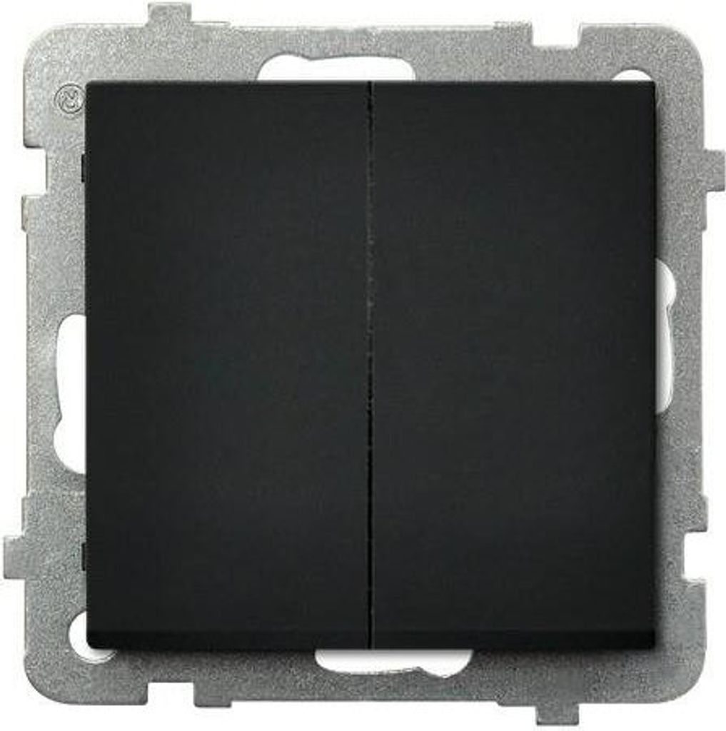 Doppelter Treppenverbinder, schwarz metallic SONATA
