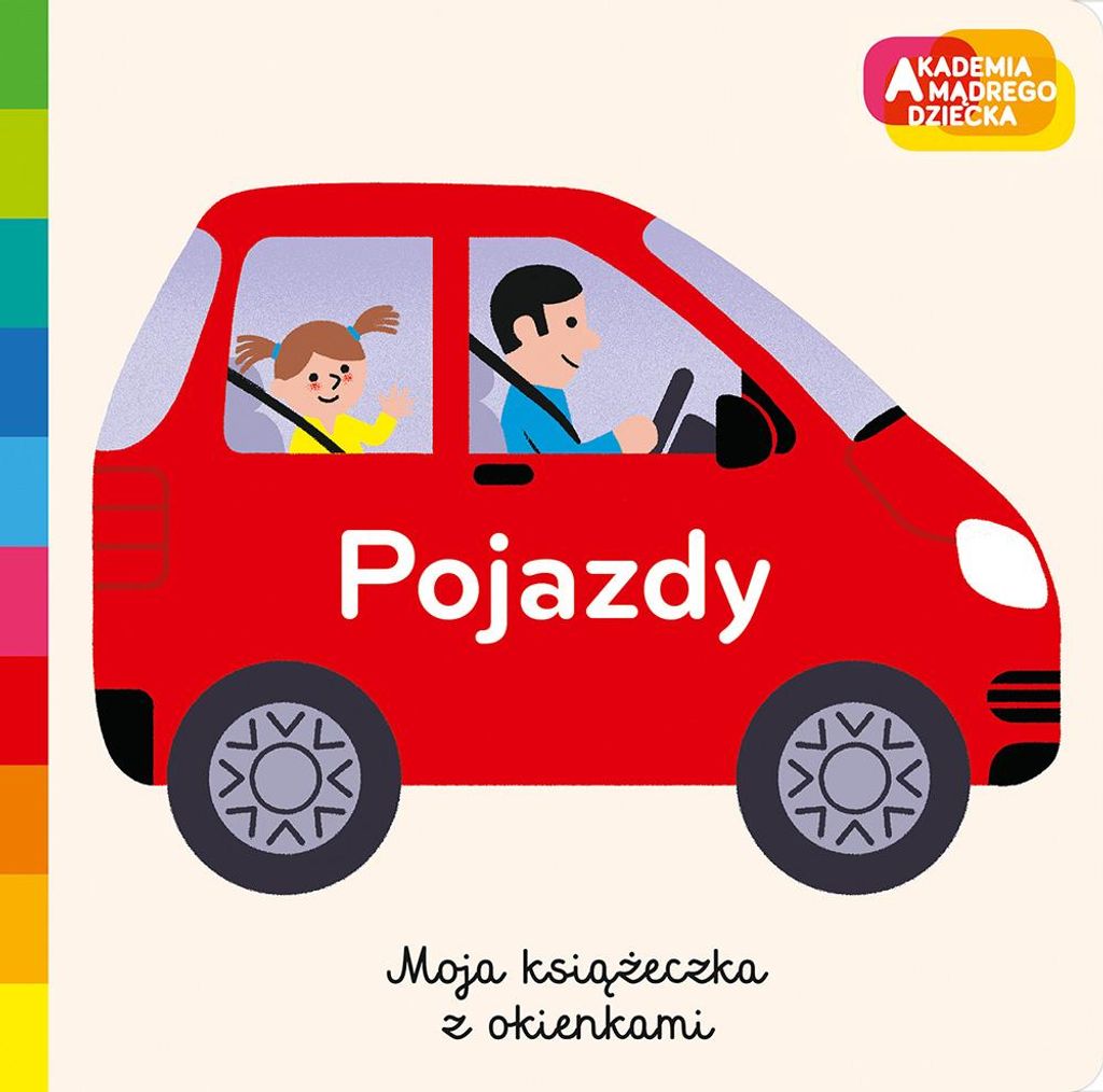 Pojazdy Akademia Mądrego Dziecka książeczka z okienkami