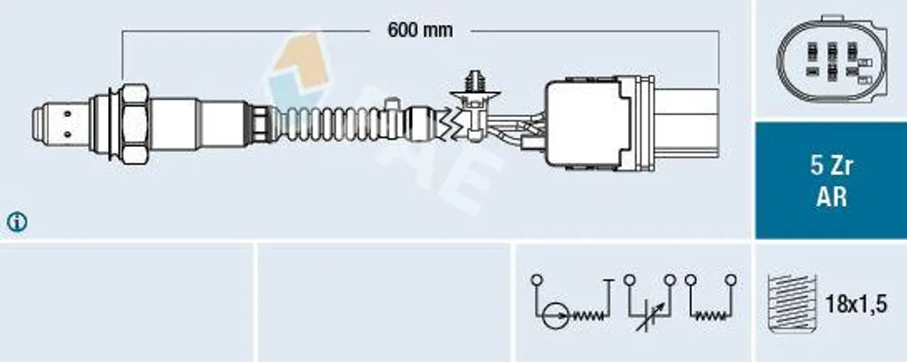 Supprimer Voyant Moteur avec Sonde Lambda FAE 75159 Passat 3C Touran