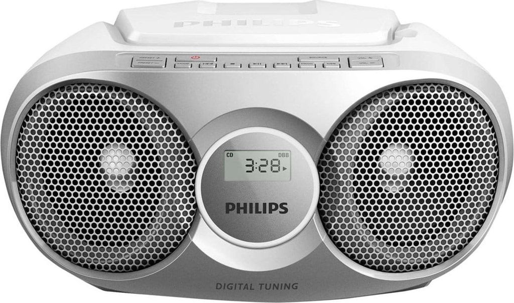Philips Bumbox CD AZ215S/12, FM, CD-DA, CD-R, CD-RW, 3 W, Zdjęcie produktu 