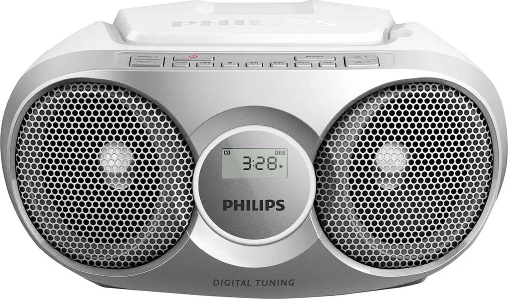 Philips CD Soundmachine AZ215S : Poste Radio CD Portable 3W Gris