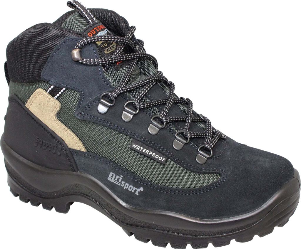Grisport - Herren Wanderstiefel "Wolf", Wildleder GS116 (47 EU) (Marineblau)