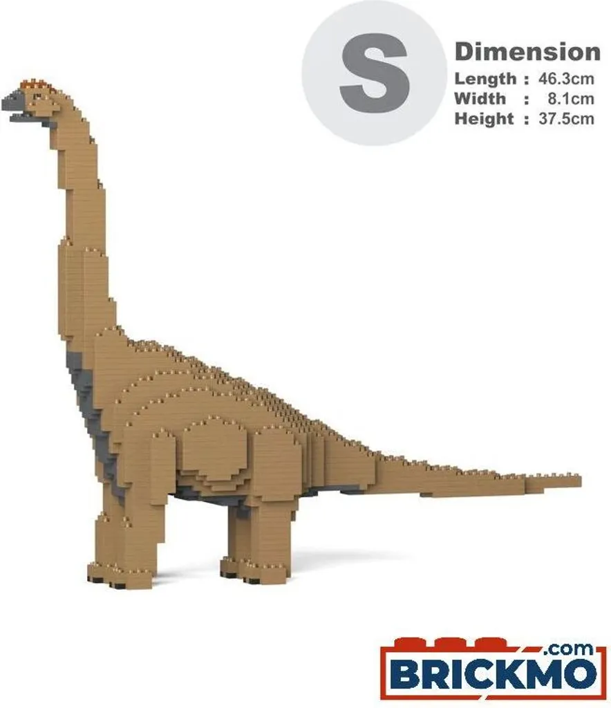 Construction Brachiosaurus JEKCA Robuste sans Colle Puzzle 3D Résistant