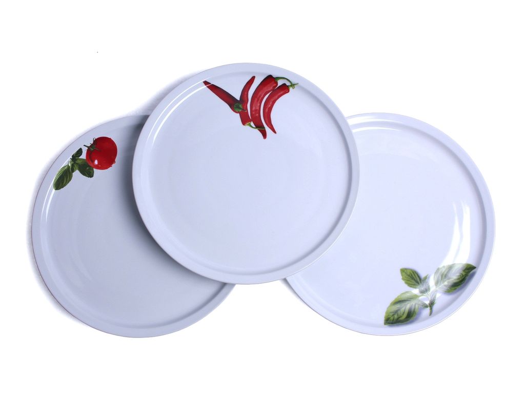 Pizzateller mit (Verkaufseinheit: 6) Dekor 30 cm 700499 Produktbild 