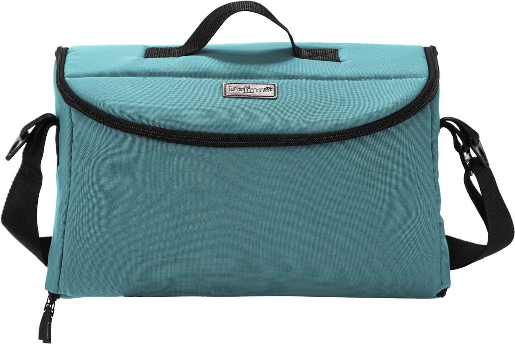 Daliya ALPINO 2in1 Wickeltasche Schwarz – Mamabag, Wickelrucksack, Kinderwagentasche, Wickelunterlage, Baby Wickeltasche, Organizer für Eltern