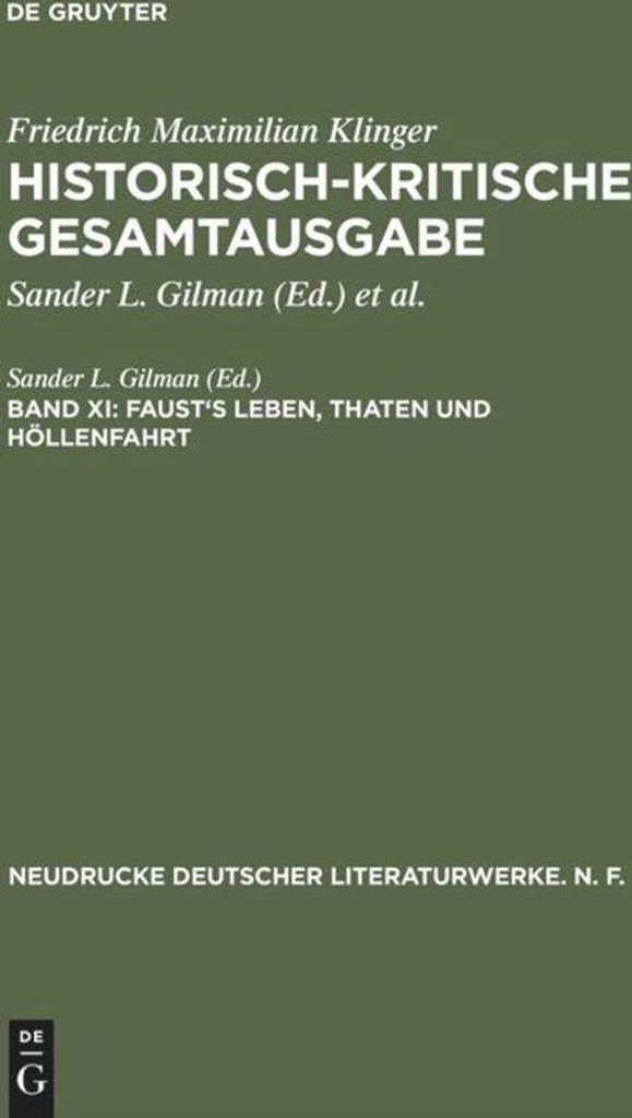 Faust's Leben, Thaten und Höllenfahrt