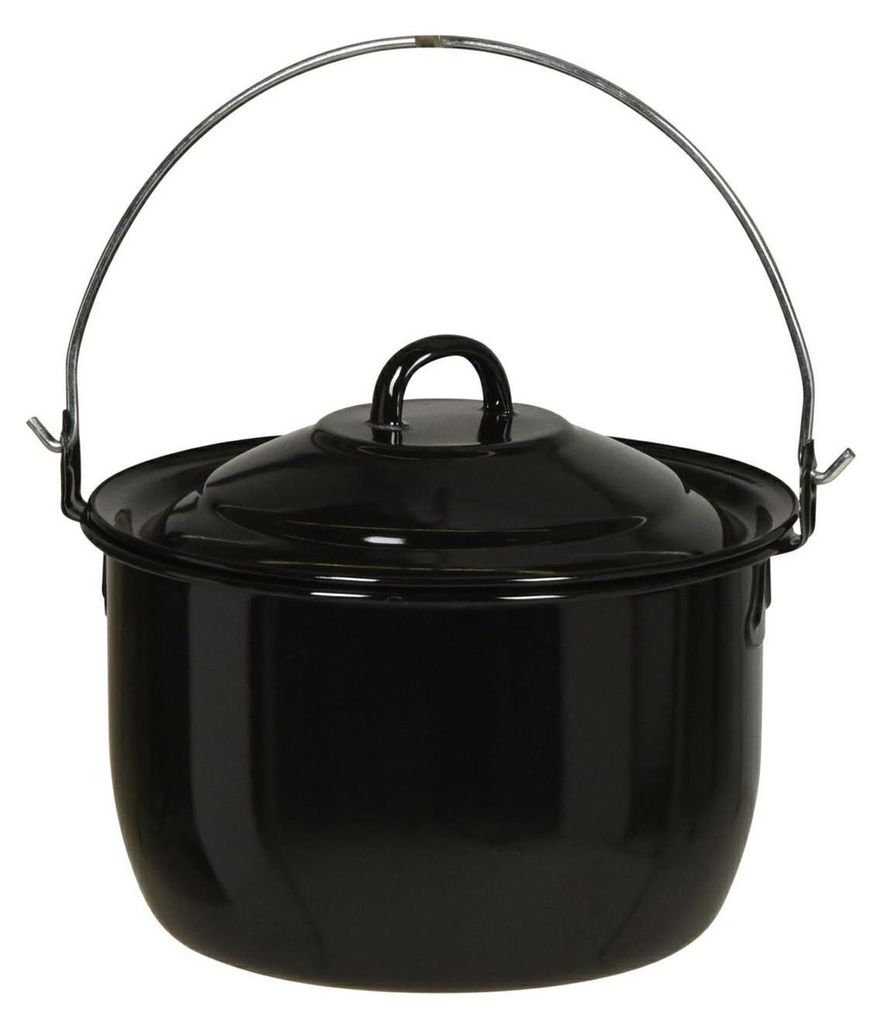 Ambiance Emaillepfanne mit Deckel für BBQ Ø 20 cm 3,3 Liter Produktbild 