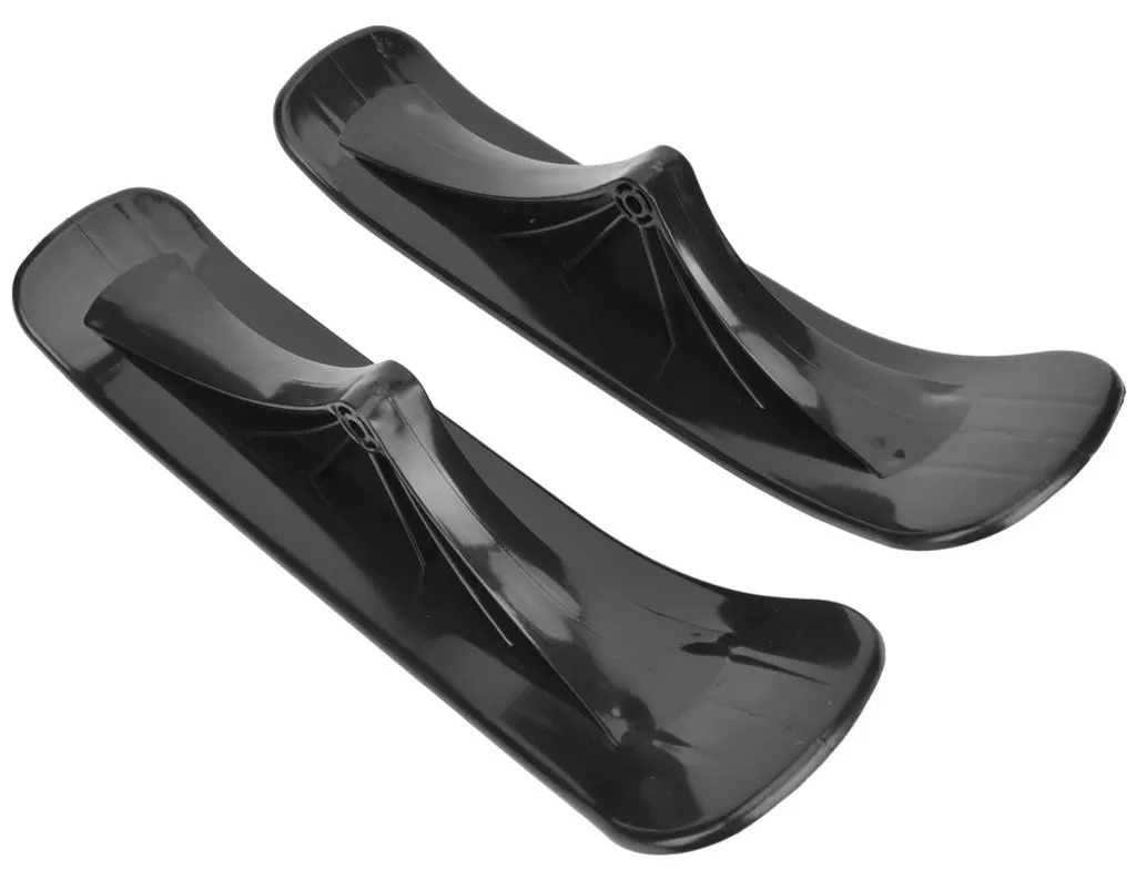 Accessoires Ski pour Trottinette d'Hiver - Kit Luge Enfant Noir 2 pcs