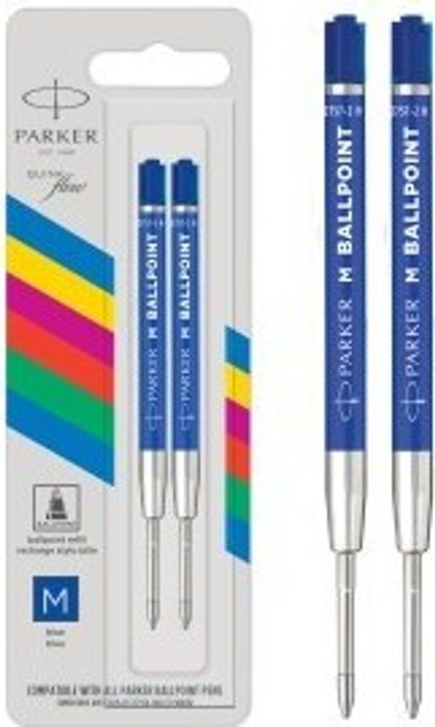 PARKER QUINKflow Basic Kugelschreiberminen M blau, 2 St. Produktbild 4