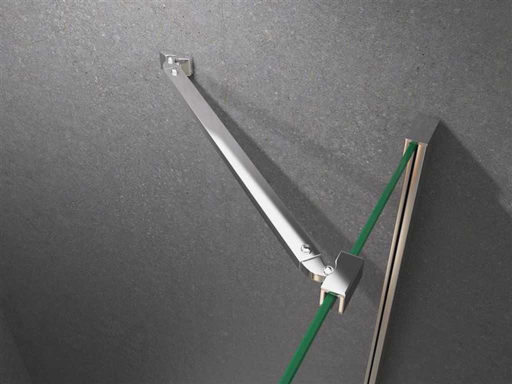 BuyLando Emma 75x80x75 cm H:195 cm U-Form Duschkabine Hochwertiges Glas