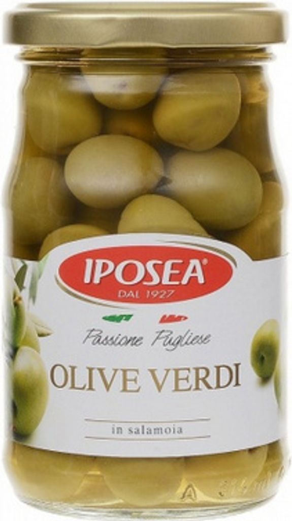 Oliwki zielone z pestką 290g - Iposea Zdjęcie produktu 