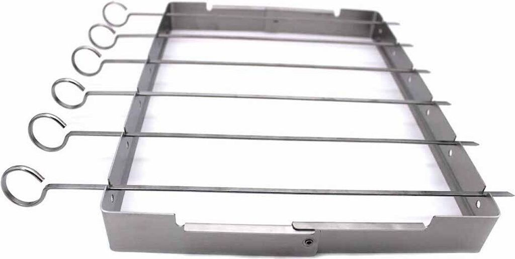 Schaschlik Set klappbar, Edelstahl Produktbild 