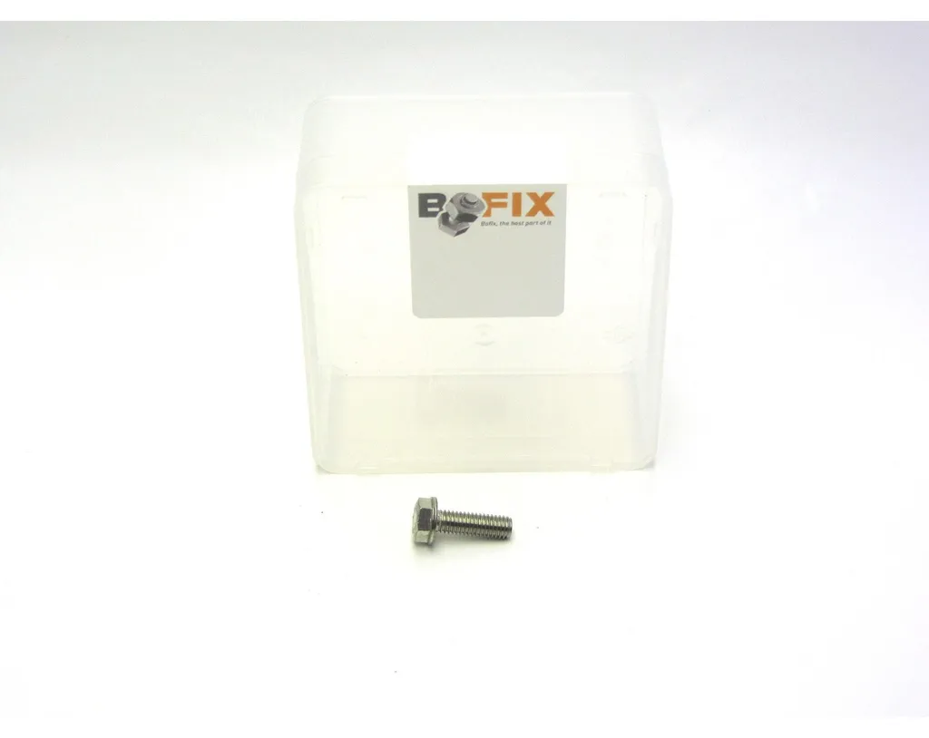 Fixation garde-boue vélo M5x16 inox Bofix avec écrous autobloquants
