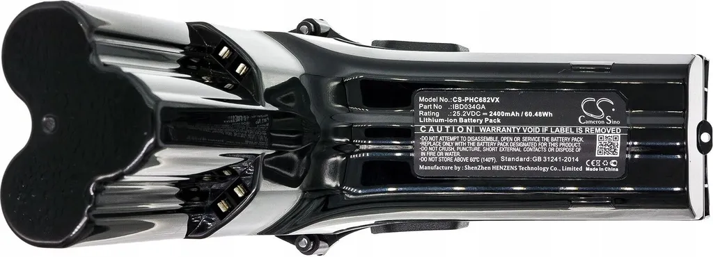 Batterie Lithium IBD034GA Haute Capacité pour Philips SpeedPro Max Aqua