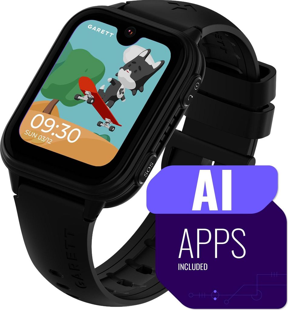 Smartwatch Garett Kids Vibe AI 4G czarny Zdjęcie produktu 