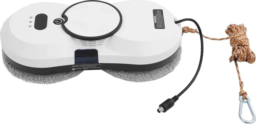 Robot laveur de vitres 72W intelligent, raclette en PP et télécommande IR