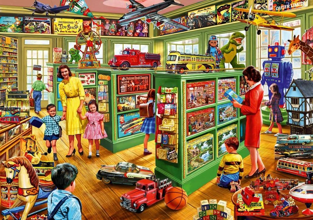 Bluebird Puzzle Puzzle Toy Shop Interiors - 2000 Teile Puzzle
