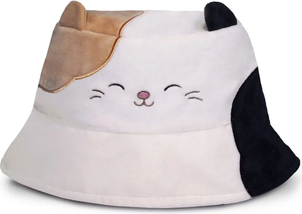 Chapeau Bucket Cameron Squishmallows - Bob en Peluche Douce pour Enfant