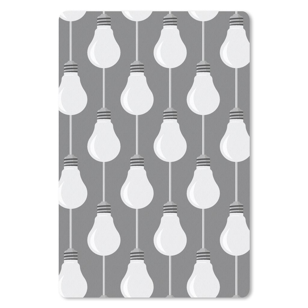 MuchoWow Mauspad Mousepad Lampen - Muster - Retro 40x60 cm - Mousepads - Maus Mat - Pad - Mausunterlage - Schreibtisch Accesoire