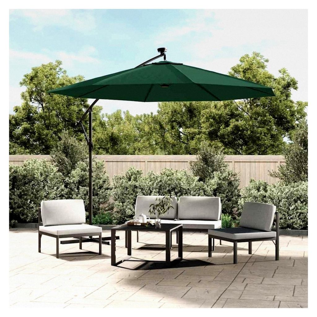 Ersatzbezug für Ampelschirm Grün 350 cm für Garten und Terrasse