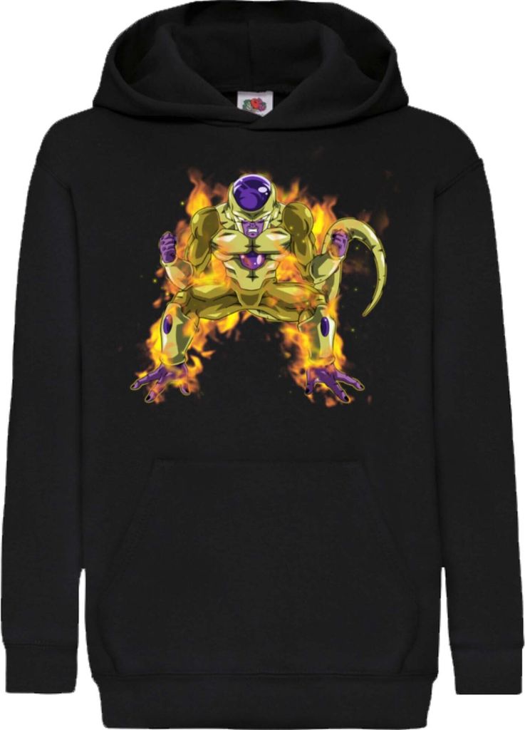 Kinder Kapuzenpullover Dragon Anime Manga Ball Z 09, 9-11 Jahr - 140 / Schwarz