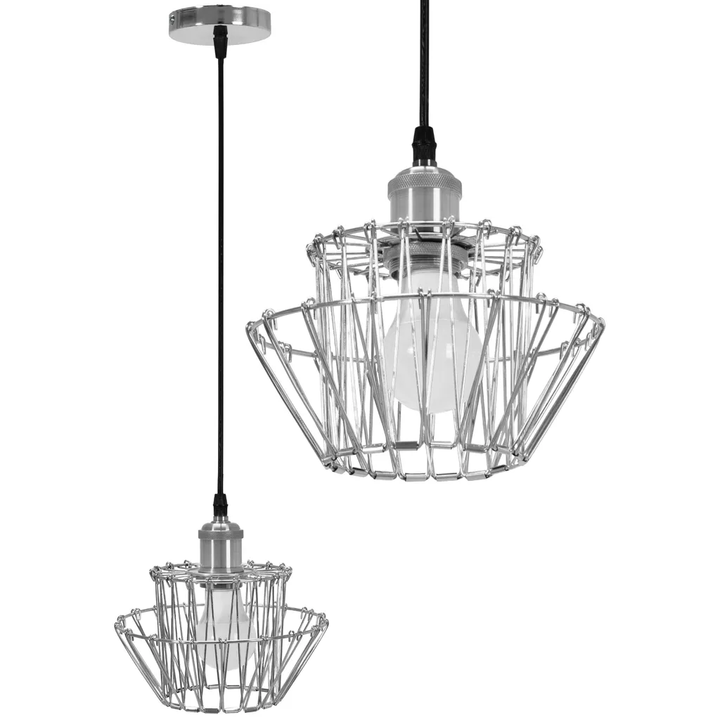 Lampada Sospesa tooLight App943-1Cp Alluminio Chrome 36cm