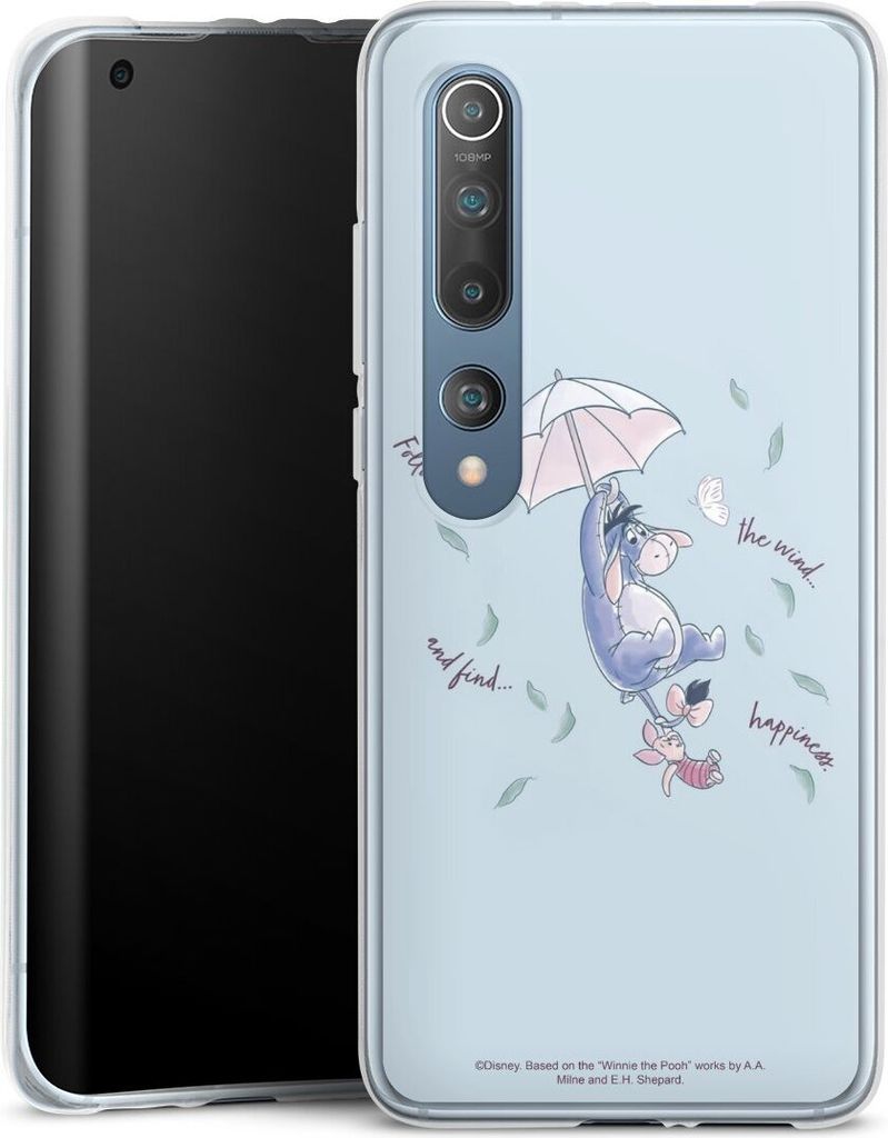 DeinDesign Handyhülle für Xiaomi Mi 10 Silikon Hülle Case Smartphone Schutzhülle Disney Offizielles Lizenzprodukt Winnie Puuh I-Aah