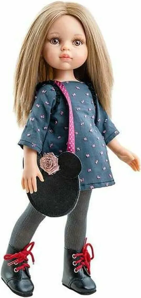 Vêtements de poupée Amigas Carla Paola Reina rose à nœuds 32 cm