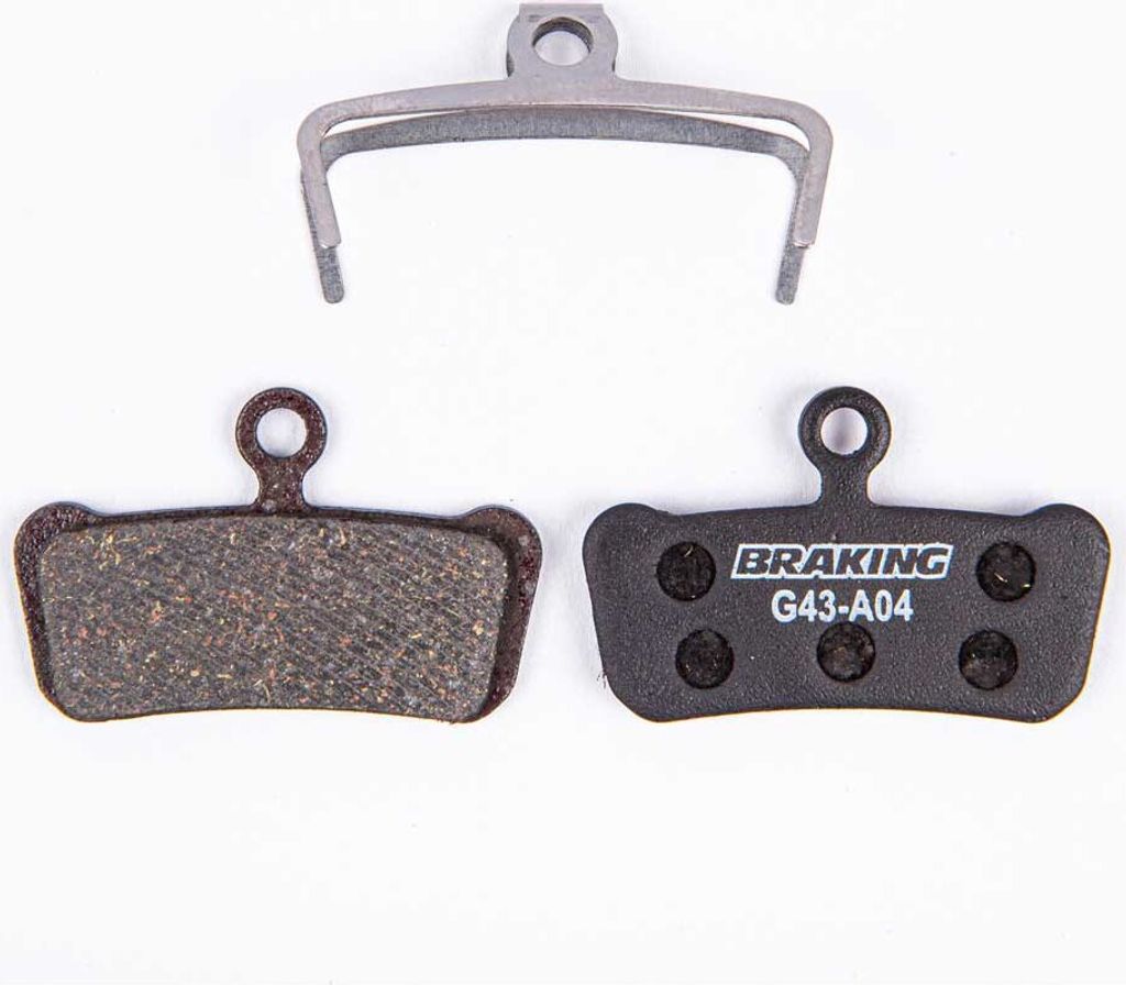 Braking Avid X.0 Trail/sram Guide Organische Scheibenbremsbeläge Silber Silber One Size