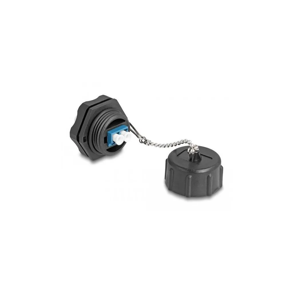Connettore Delock LC-LC Duplex Monomodale per Infrastrutture Critiche