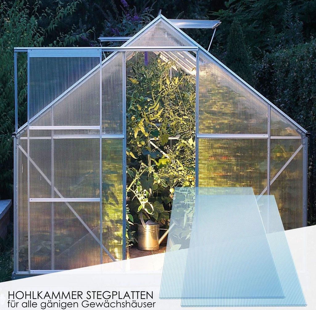 Kaiser plastic Gewächshausplatten 14 Stk. | Polycarbonat ( Produktbild 4