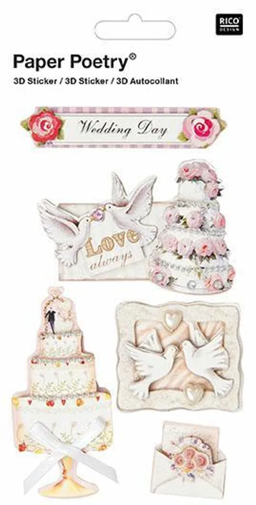 Torta Adesiva 3D Matrimonio - Il Trend Decorativo dell'Anno
