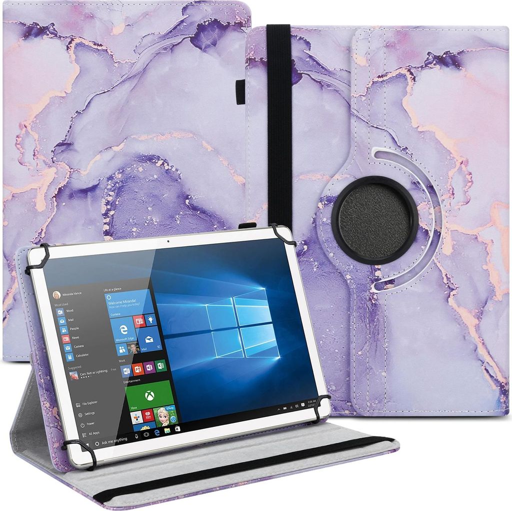 Tablet Tasche für Tab G16 Hülle Schutzhülle 360 Grad Drehbar 10,1 Zoll CaseFarbe:Motiv 23