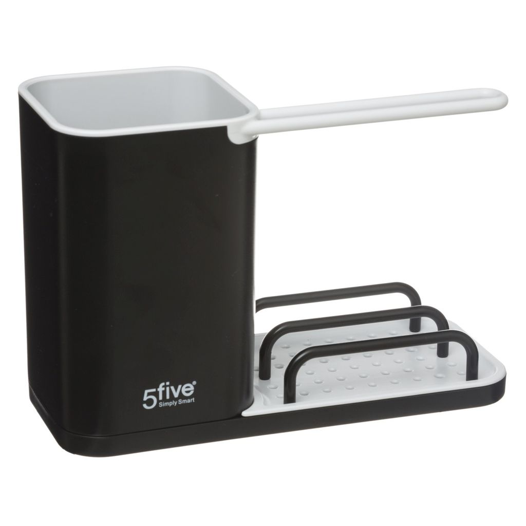Besteckbehälter Caddie schwarz Modern Organizer Dekorativ Produktbild 