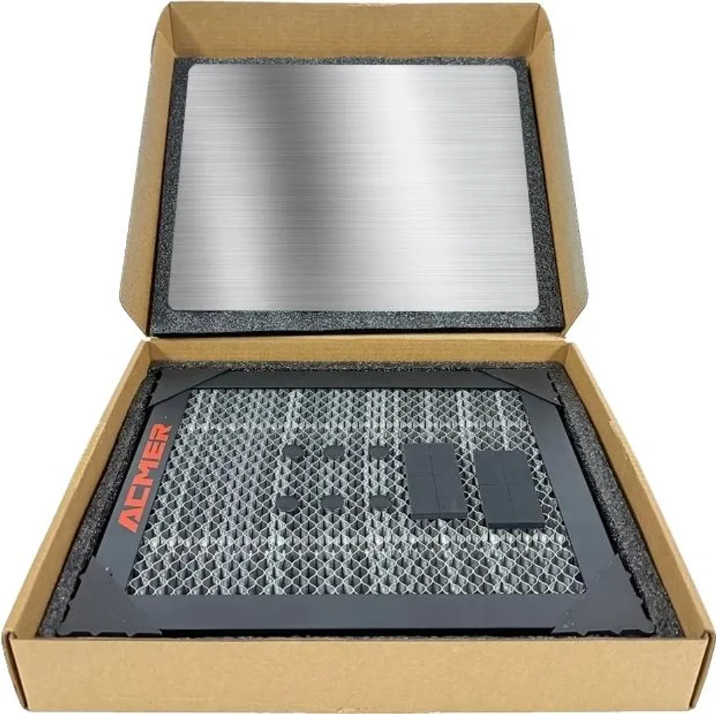 Table laser nid d'abeille anti-fumée pour découpe nette et sans suie