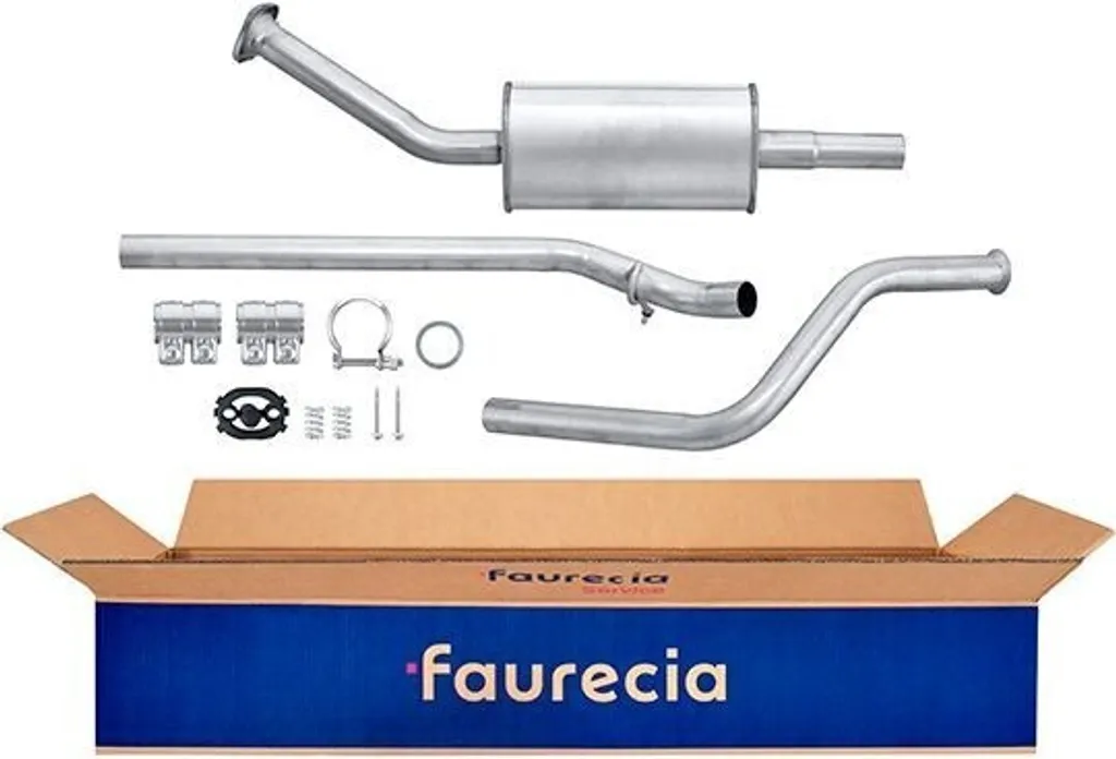 Pot d'Échappement Intermédiaire pour Citroën C4 et Peugeot 307 SW CC