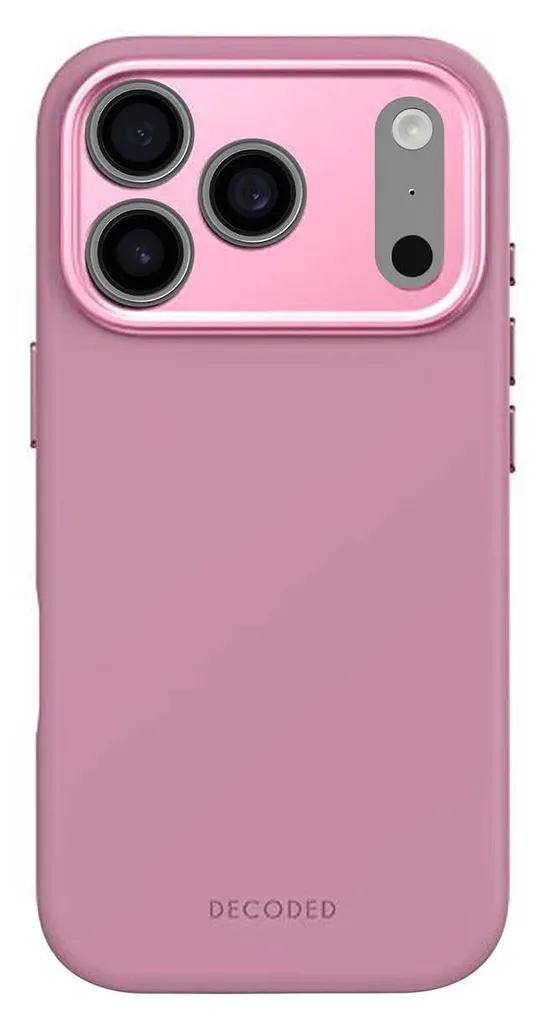 Étui iPhone 17 Pro Antichoc et Antimicrobien MagSafe Silicone Rose