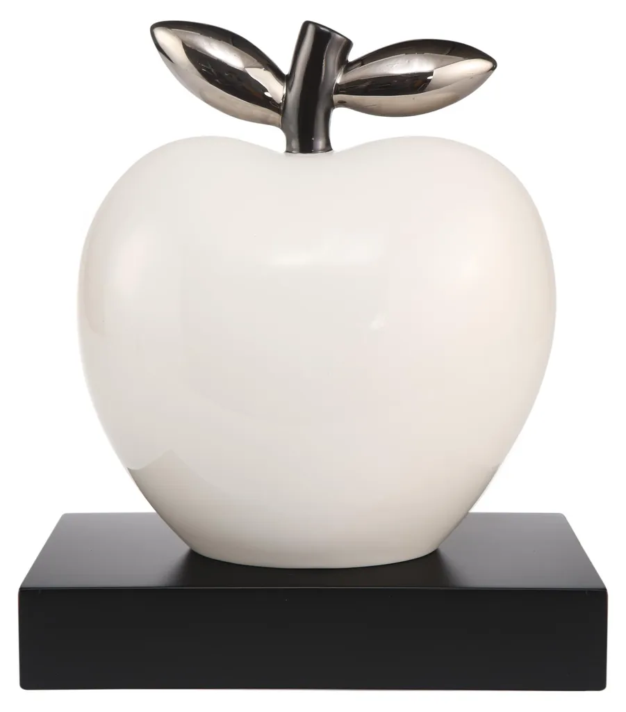 Figurine Goebel Studio 8 Silver Lining 30800271 Apple ST8 P Argentée