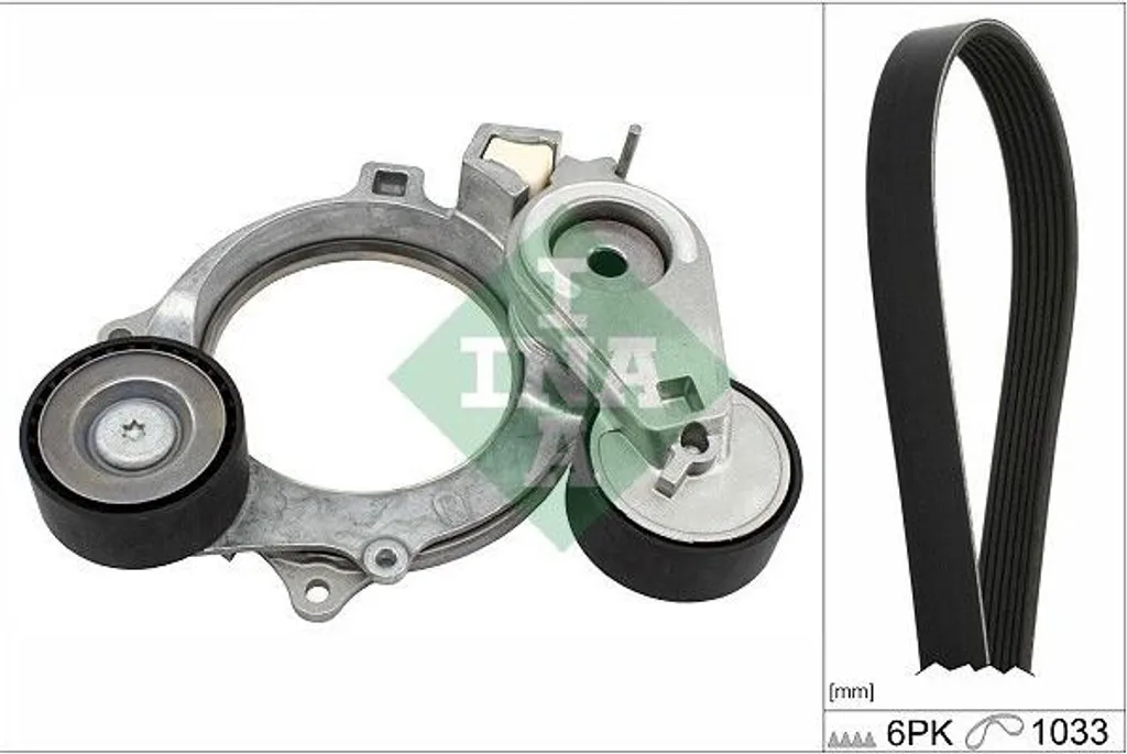 Kit Courroie Striée V pour VW Golf VIII 1.0 eTSI 1.5 eTSI OE Qualité