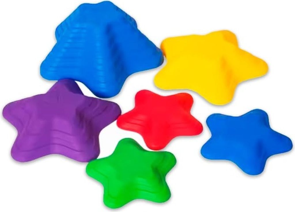 Sinnespfad Flusssteine Seestern 6 Stück