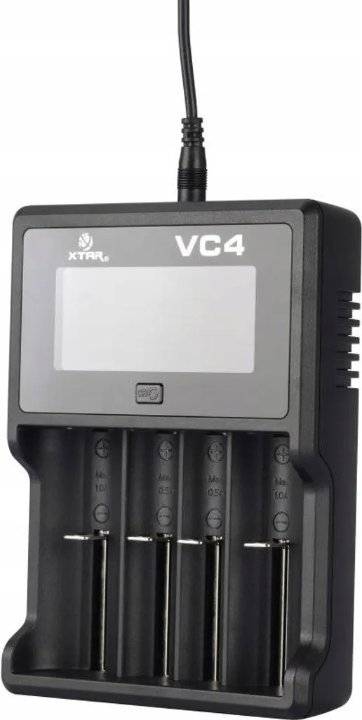 Chargeur Accu XTAR VC4 à 4 Slots avec Écran LCD et Alimentation USB Rapide - 20