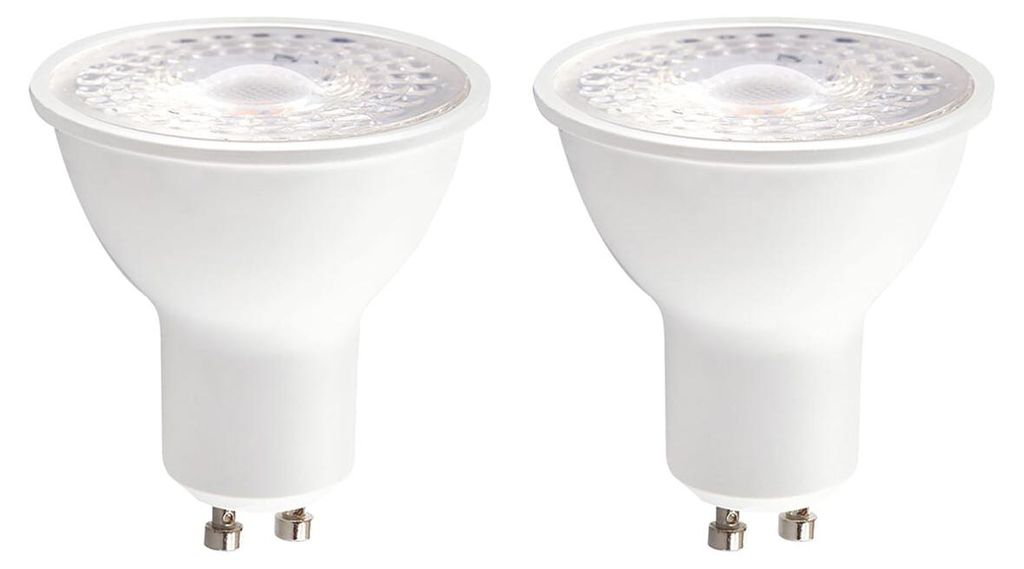 Kobi Premium LED-Spot GU10 3W - 300lm - 4000K - 230V - 30.000 Stunden Lebensdauer - Für Deckenbeleuchtung, Toiletten oder Arbeitsbereiche - GU10-F...