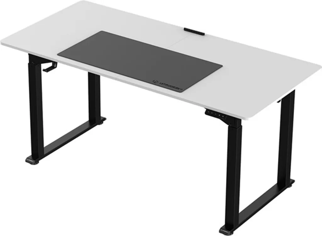 Bureau assis-debout électrique blanc UPLIFT XXL 160x75cm réglable 74-116