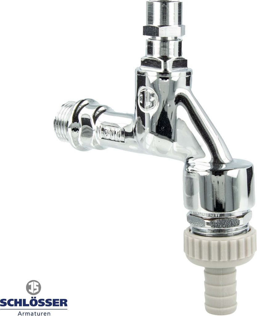 Js Auslaufventil Mit Rb,Rv,Sv Steckschl.-Ot,1/2",Pol. Chr.,Dvgw