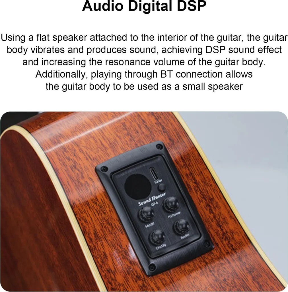 Micro cellule de résonance guitare kit accessoires instrument DIY - 6