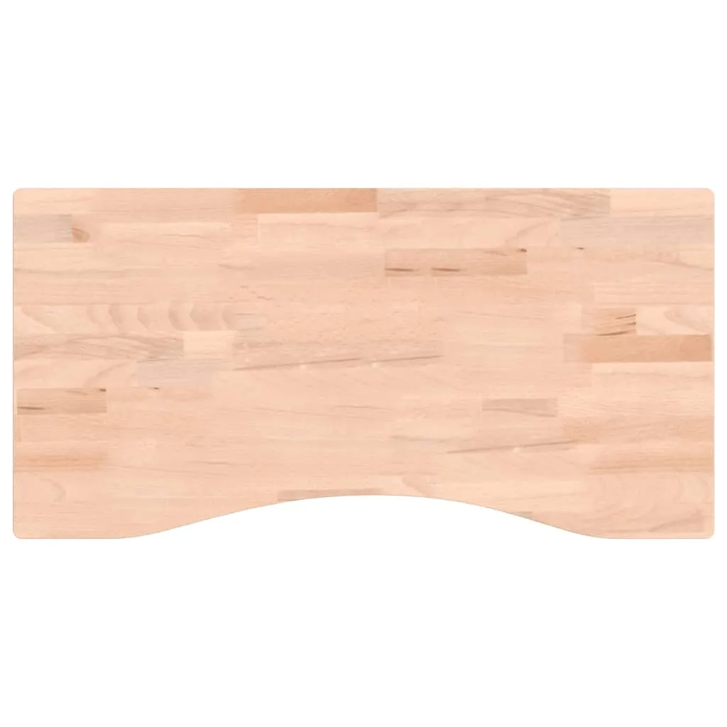 Piano Tavolo in Faggio Massello SYFAX 80 cm - Naturale e Durevole